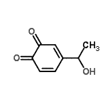 CAS 登录号：126986-86-5， 4-(1-羟基乙基)-1,2-苯醌