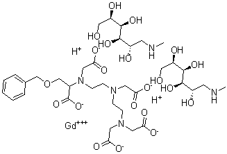 CAS 登录号：127000-20-8， 葡甲胺钆贝酸盐