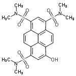 CAS 登录号：127044-59-1， 8-羟基-N,N,N',N',N'',N''-六甲基-1,3,6-芘三磺酰胺