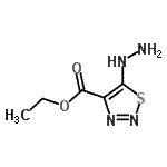 CAS 登录号：127045-24-3， 乙基5-肼基-1,2,3-噻二唑-4-羧酸酯