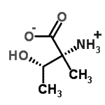 CAS 登录号：127060-92-8， (2R,3S)-2-铵基-3-羟基-2-甲基丁酸酯