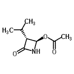 CAS 登录号：127127-62-2， (2R,3R)-3-异丙基-4-氧代-2-氮杂环丁基乙酸酯