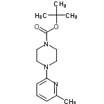 CAS#: 127188-33-4, 2-Methyl-2-Propanyl 4-(6-Methyl-2-Pyridinyl)-1-Piperazinecarboxylate