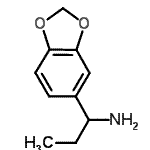 CAS 登录号：127292-42-6， 1-(1,3-苯并二氧戊环-5-基)-1-丙胺