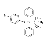 CAS 登录号：127481-94-1， (4-溴苯氧基)(2-甲基-2-丙基)二苯基硅烷