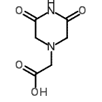 CAS 登录号：127510-13-8， (3,5-二氧代-1-哌嗪基)乙酸