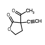 CAS#: 127783-39-5, 3-Acetyl-3-Ethynyldihydro-2(3H)-Furanone