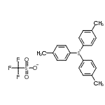 CAS 登录号：127820-38-6， 三(4-甲基苯基)锍三氟甲烷磺酸酯
