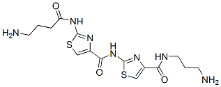 CAS 登录号：127942-31-8， 2-((4-氨基-1-氧代丁基)氨基)-N-(4-(((3-氨基丙基)氨基)羰基)-2-噻唑基)-4-噻唑甲酰胺