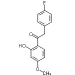 CAS 登录号：128040-46-0， 2-(4-氟苯基)-1-(2-羟基-4-甲氧基苯基)乙酮