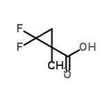 CAS#: 128073-33-6, 2,2-Difluoro-1-Methylcyclopropanecarboxylic Acid