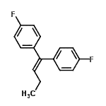 CAS#: 128104-20-1, 1,1'-(1-Butene-1,1-Diyl)Bis(4-Fluorobenzene)