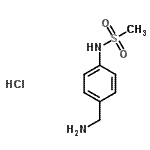 CAS 登录号：128263-66-1， N-[4-(氨基甲基)苯基]甲烷磺酰胺盐酸盐(1:1)
