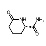 CAS 登录号：128425-23-0， (2S)-6-氧代-2-哌啶甲酰胺