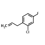 CAS 登录号：128426-47-1， 1-烯丙基-2-氯-4-氟苯