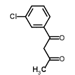 CAS 登录号：128486-09-9， 1-(3-氯苯基)-1,3-丁烷二酮