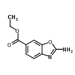 CAS 登录号：128618-36-0， 乙基2-氨基-1,3-苯并恶唑-6-羧酸酯