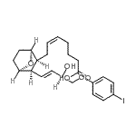 CAS#: 128719-90-4, (5Z)-7-{(1S,2S,3R,4R)-3-[(1E,3R)-3-Hydroxy-4-(4-Iodophenoxy)-1-Buten-1-Yl]-7-Oxabicyclo[2.2.1]Hept-2-Yl}-5-Heptenoic Acid