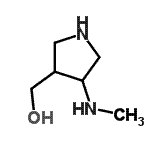 CAS#: 128740-30-7, [4-(Methylamino)-3-Pyrrolidinyl]Methanol