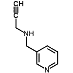 CAS 登录号：128813-42-3， N-(3-吡啶基甲基)-2-丙炔-1-胺