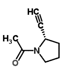 CAS 登录号：128960-02-1， 1-[(2S)-2-乙炔基-1-吡咯烷基]乙酮