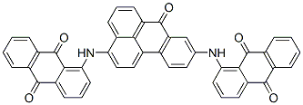 CAS 登录号：129-22-6， 1,1'-((7-氧代-7H-苯并(de)-3,9-蒽基烯)二亚胺)二蒽醌