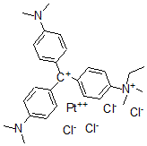 CAS 登录号：129037-04-3， 四氯铂酸酯二阴离子-甲基绿络合物