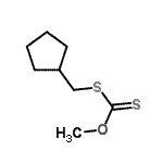 CAS#: 129056-00-4, S-(Cyclopentylmethyl) O-Methyl Carbonodithioate