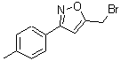 CAS 登录号：129135-66-6， 5-(溴甲基)-3-(4-甲基苯基)-1,2-恶唑