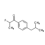 CAS 登录号：129159-24-6， 2-氟-1-(4-异丁基苯基)-1-丙酮