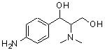 CAS 登录号：129170-43-0， 1-(4-氨基苯基)-2-(二甲基氨基)-1,3-丙烷二醇