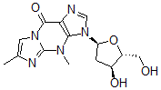 CAS 登录号：129266-21-3， 3-[(2S,4S,5R)-4-羟基-5-(羟基甲基)四氢呋喃-2-基]-4,6-二甲基咪唑并[1,2-a]嘌呤-9-酮