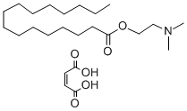 CAS 登录号：129320-10-1， 2-(二甲基氨基)乙基十六烷酸酯(Z)-2-丁烯二酸盐(1:1)