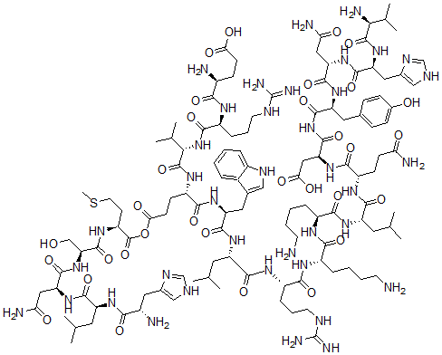 CAS 登录号：129476-27-3， 34-酪氨酰-甲状旁腺激素(14-34)酰胺