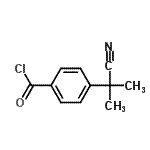CAS 登录号：129488-75-1， 4-(2-氰基-2-丙基)苯甲酰氯