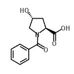 CAS 登录号：129512-75-0， (4R)-1-苯甲酰基-4-羟基-L-脯氨酸