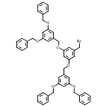 CAS#: 129536-41-0, 1,1'-{[5-(Bromomethyl)-1,3-Phenylene]Bis(Oxymethylene)}Bis[3,5-Bis(Benzyloxy)Benzene]