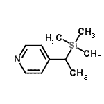 CAS 登录号：129548-86-3， 4-[1-(三甲基硅烷基)乙基]吡啶