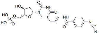 CAS#: 129623-36-5, [(2R,3S,5R)-5-[5-[(E)-3-[(4-Azidobenzoyl)Amino]Prop-1-Enyl]-2,4-Dioxopyrimidin-1-Yl]-3-Hydroxyoxolan-2-Yl]Methyl (Hydroxy-Phosphonooxyphosphoryl) Hydrogen Phosphate
