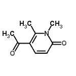 CAS 登录号：129689-55-0， 5-乙酰基-1,6-二甲基-2(1H)-吡啶酮