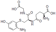 CAS 登录号：129762-74-9， (2S)-2-氨基-5-[[(2R)-3-(2-氨基-5-羟基苯基)硫基-1-(羧甲基氨基)-1-氧代丙烷-2-基]氨基]-5-氧代戊酸
