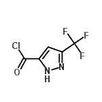 CAS#: 129768-29-2, 3-(Trifluoromethyl)-1H-Pyrazole-5-Carbonyl Chloride