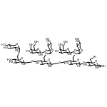 CAS 登录号：129865-06-1， 己糖吡喃糖苷-(1->2)吡喃戊糖基-(1->6)-[己糖吡喃糖苷-(1->2)吡喃戊糖基-(1->6)-[吡喃戊糖基-(1->6)己糖吡喃糖苷-(1->4)]己糖吡喃糖苷-(1->4)]己糖吡喃糖苷-(1->4)吡喃己糖