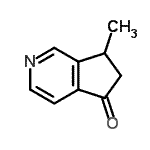 CAS 登录号：129893-31-8， 7-甲基-6,7-二氢-5H-环戊二烯并[c]吡啶-5-酮