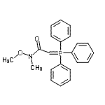 CAS 登录号：129986-67-0， N-甲氧基-N-甲基-2-(三苯基膦)乙酰胺