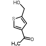 CAS 登录号：130000-94-1， 1-[5-(羟基甲基)-3-噻吩基]乙酮