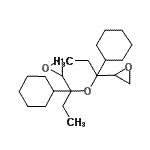CAS 登录号：130014-35-6， 2,2'-[氧基二(1-环己基-1,1-丙烷二基)]二环氧乙烷