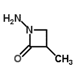 CAS 登录号：130065-25-7， 1-氨基-3-甲基-2-氮杂环丁酮
