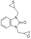 CAS#: 130100-08-2, 1-(Oxiran-2-Ylmethyl)-3-(Thiiran-2-Ylmethyl)Benzimidazol-2-One