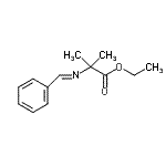 CAS 登录号：130146-17-7， 乙基(E)-N-亚苄基-2-甲基丙氨酸酯